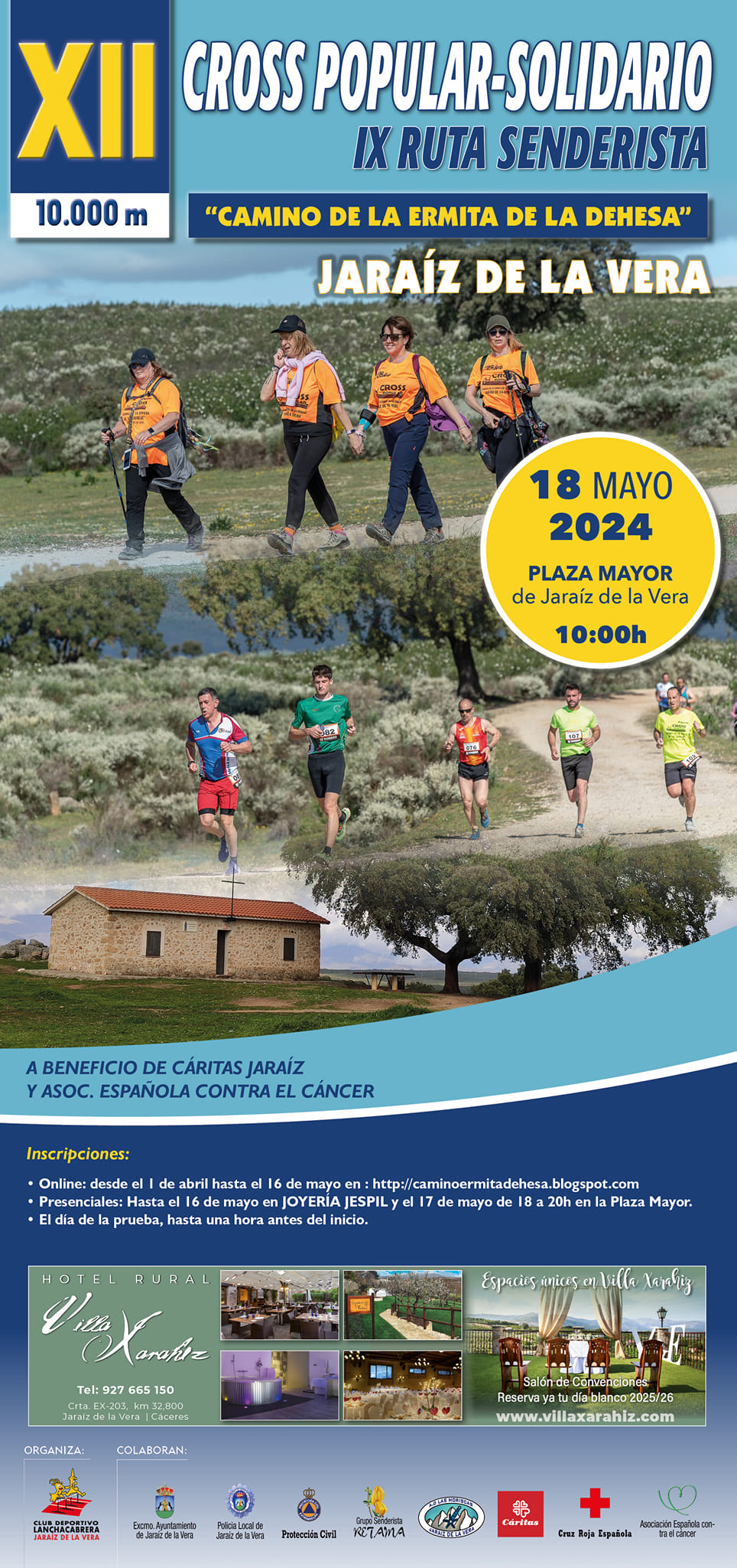 XII Cross Popular Solidario y IX Ruta Senderista "Camino de la Ermita de la Dehesa